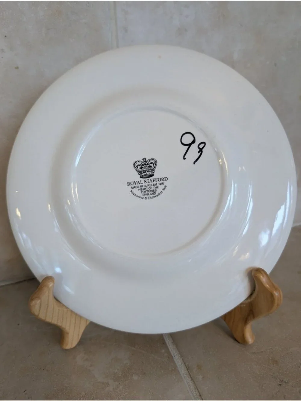 Set of 4 Salad Plates Royal Stafford 